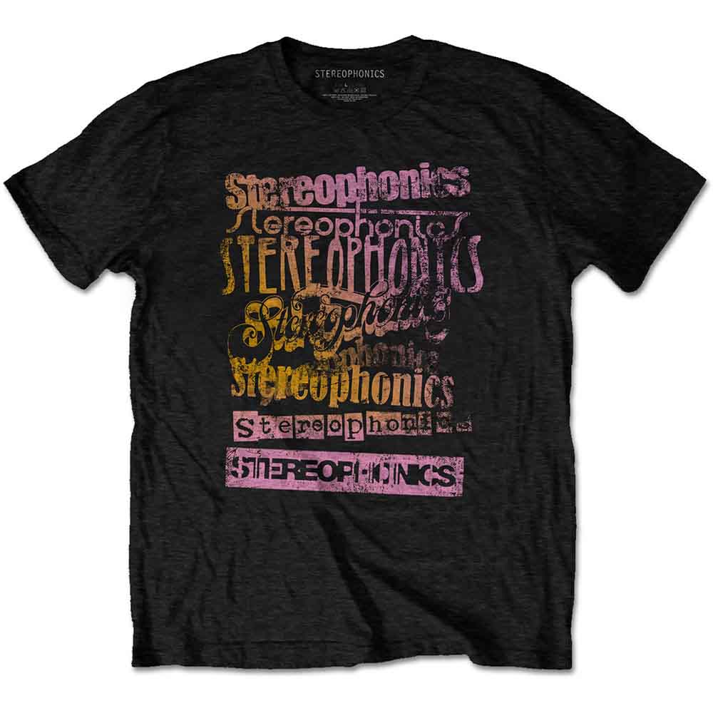 Stereophonics - Logos | T-Shirt Black