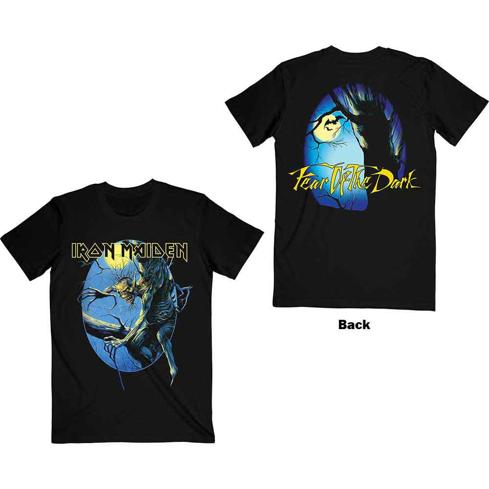 Iron Maiden - Fear of the Dark Oval Eddie Moon | T-Shirt Black