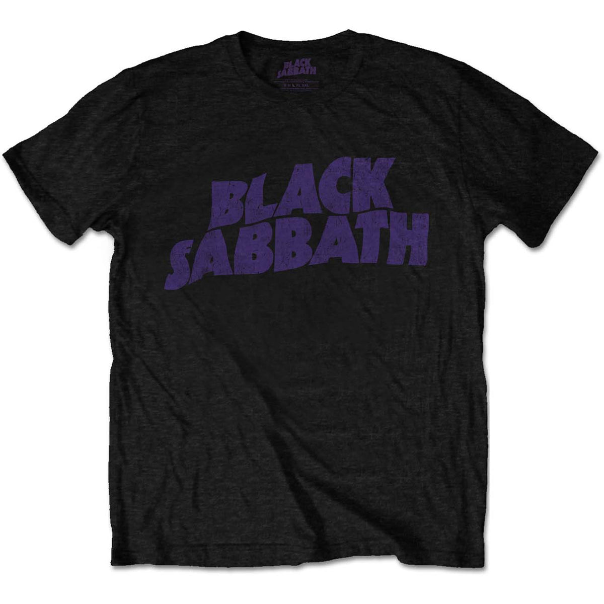 Black Sabbath - Wavy Logo Vintage | T-Shirt black