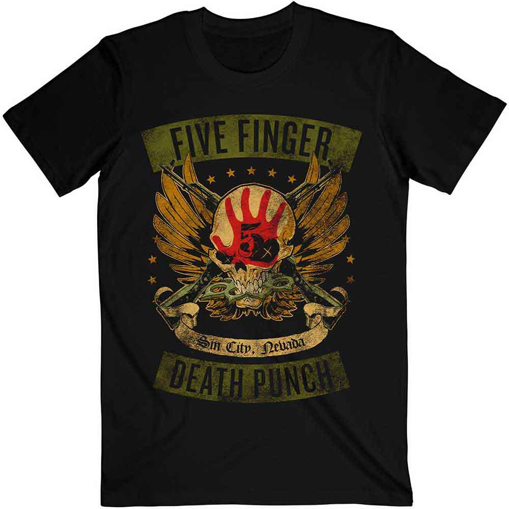 Five Finger Death Punch - Locked & Loaded | T-Shirt Black