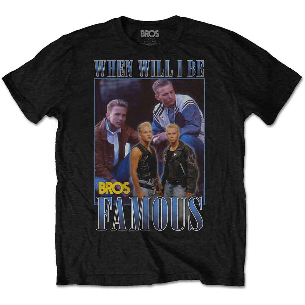 Bros - Famous Homage | T-Shirt Black