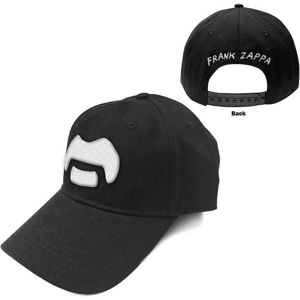 Frank Zappa - White Moustache | Hat Black