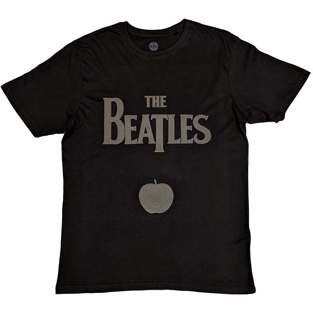 The Beatles | Drop T Logo & Apple | Black