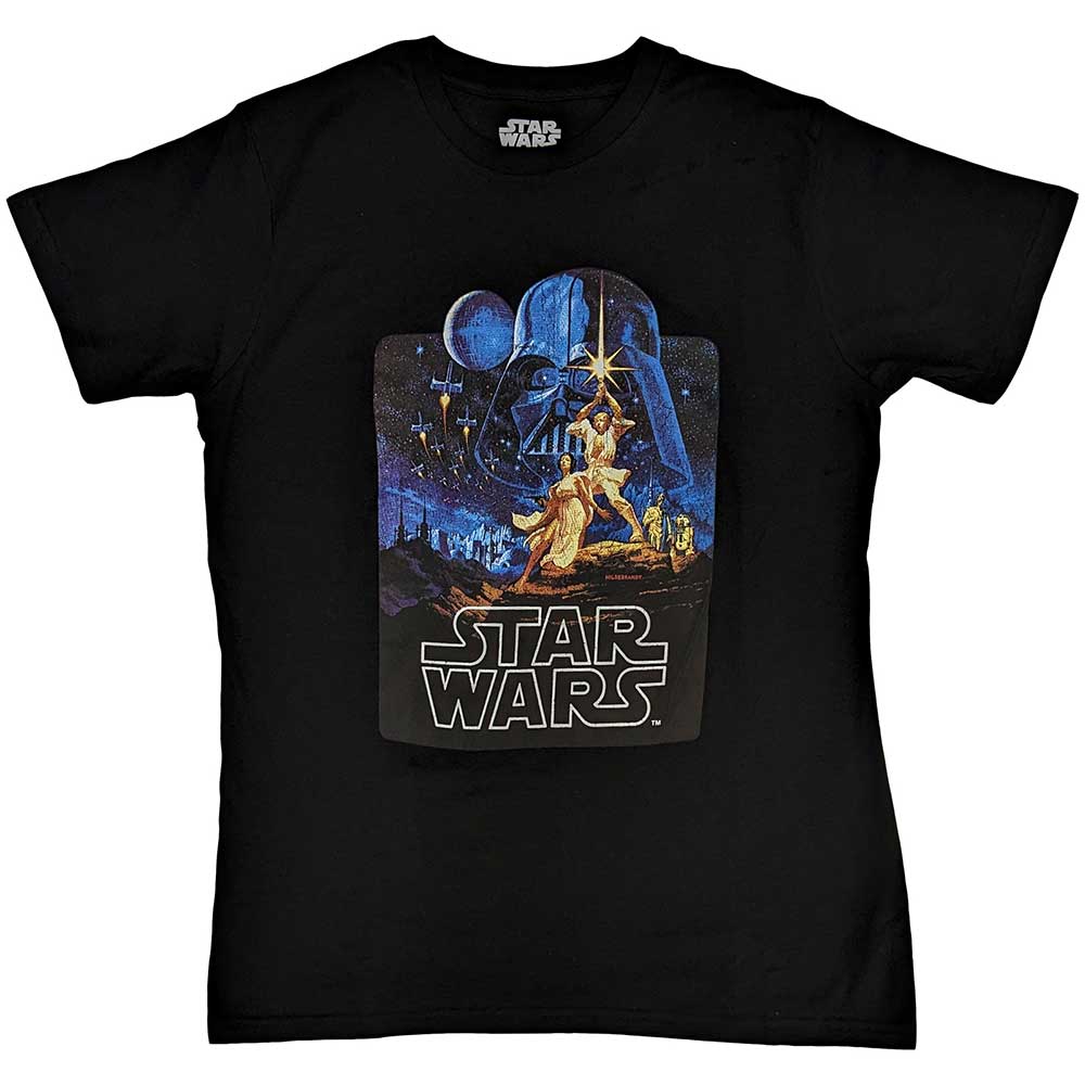 Star Wars - A New Hope Poster | T-Shirt Black