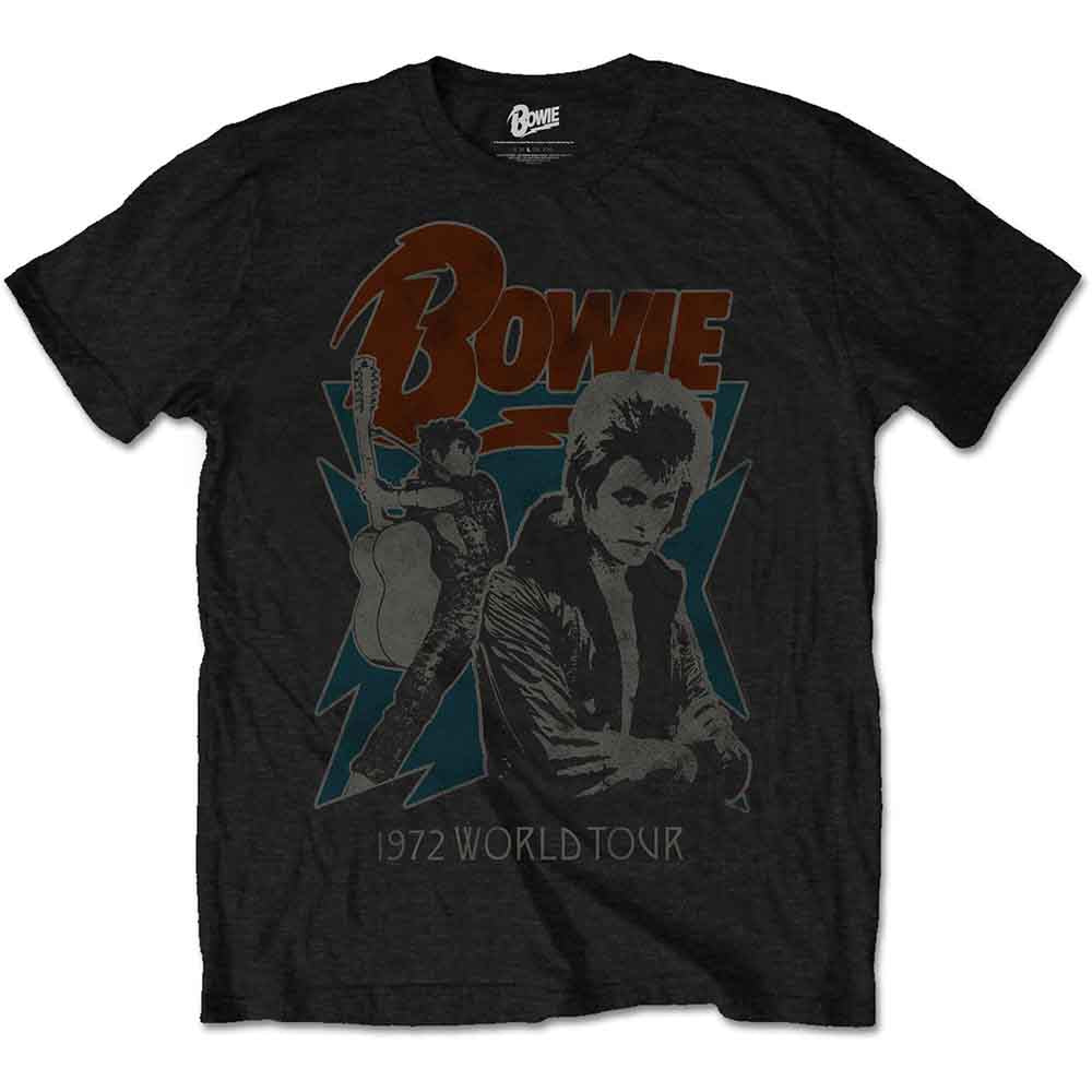 David Bowie - 1972 World Tour | T-Shirt Black