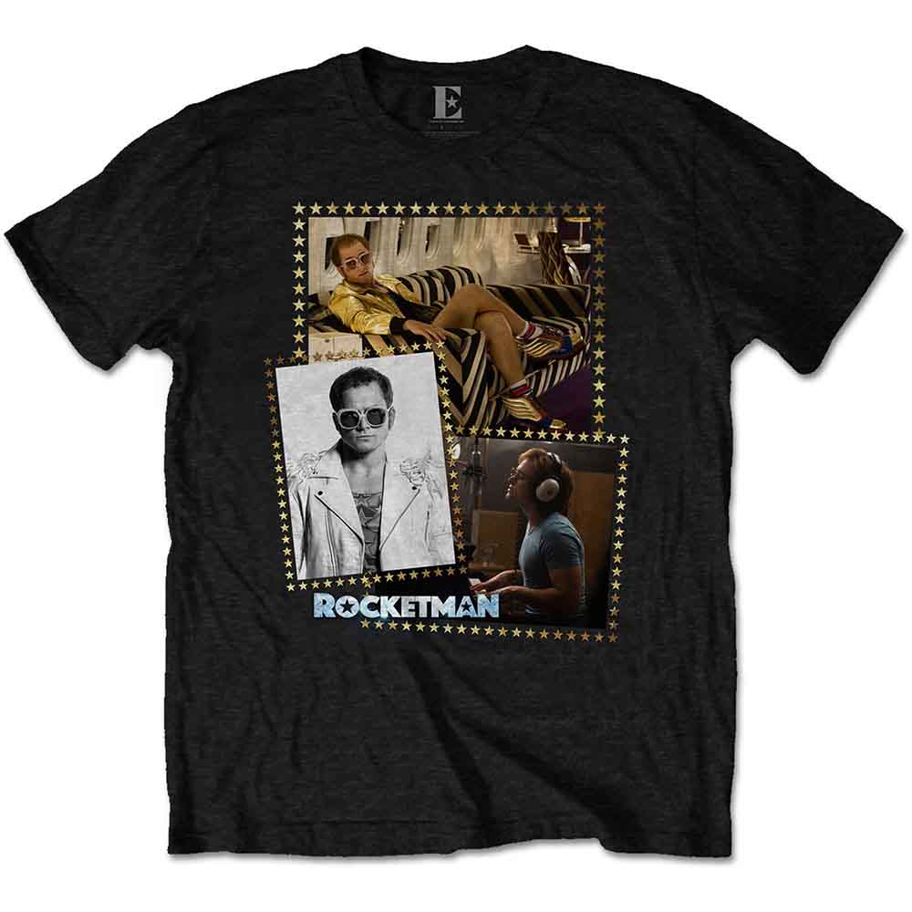 Elton John - Rocketman Montage | T-Shirt Black