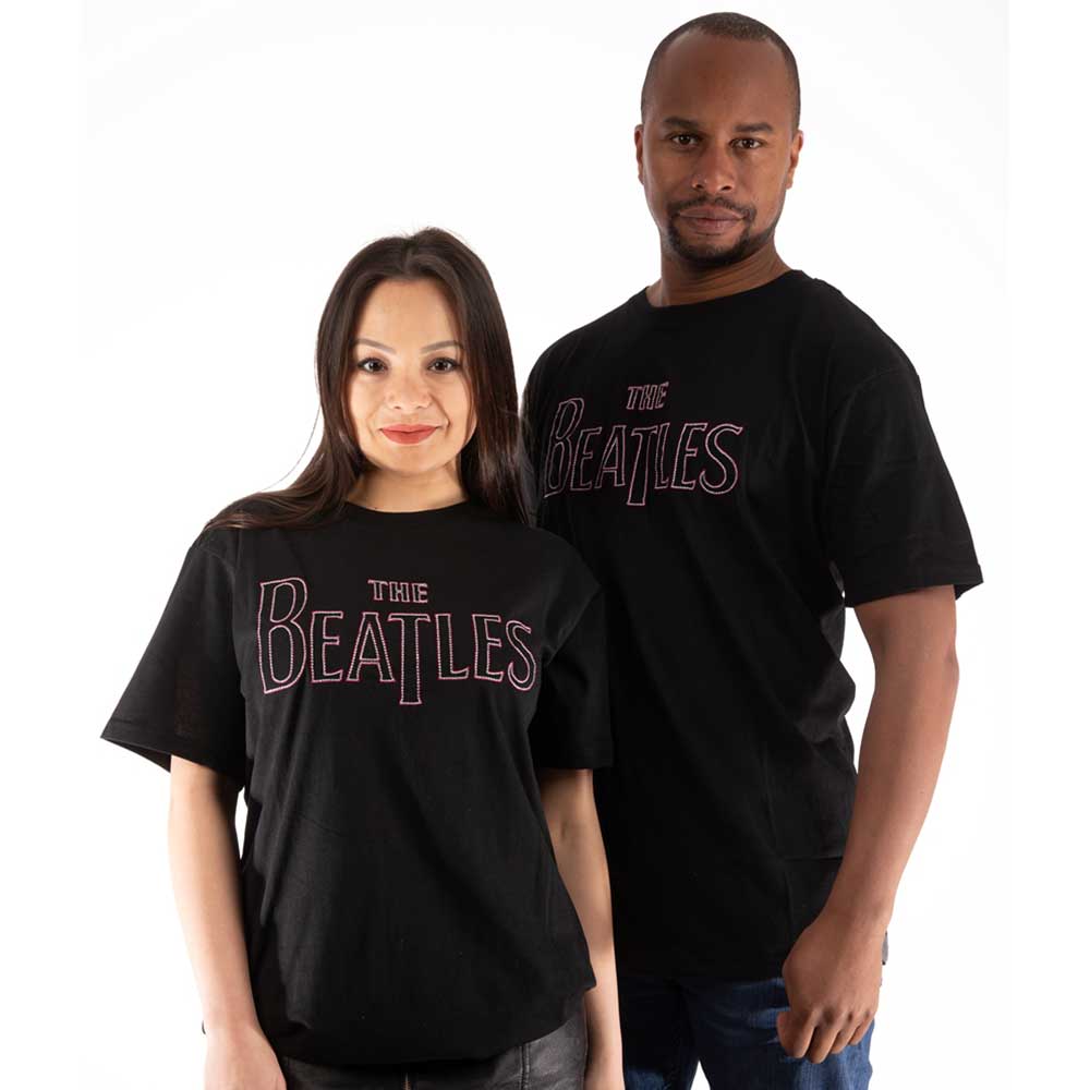 The Beatles - Drop T Logo | T-Shirt Black