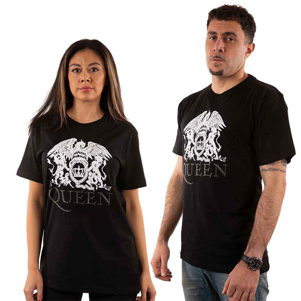 Queen - Crest Logo | T-Shirt Black