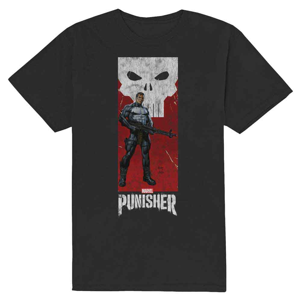 Marvel Comics - Punisher Holding Gun | T-Shirt Black