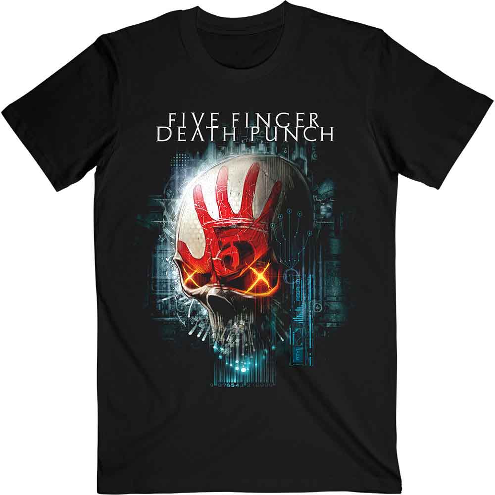 Five Finger Death Punch - Interface Skull | T-Shirt Black