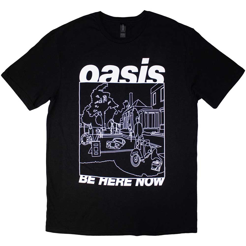 Oasis | Be Here Now Line Drawing |