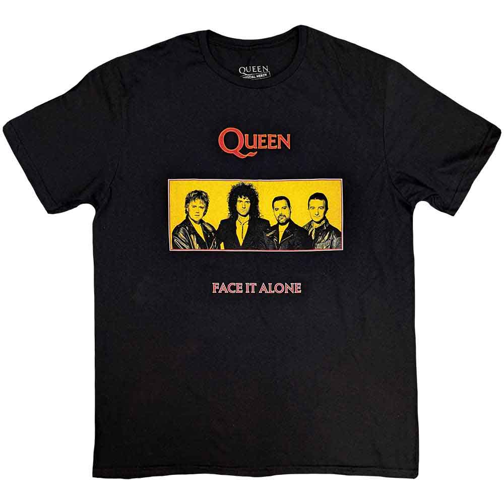 Queen - Face It Alone Panel | T-Shirt Black