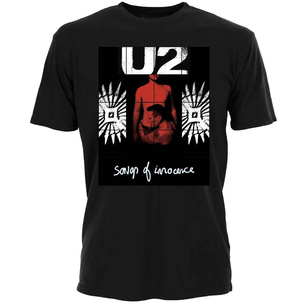 U2 - Songs of Innocence Red Shade | T-Shirt Black