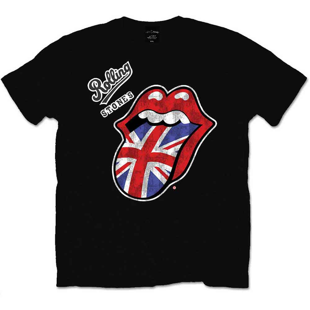The Rolling Stones - Vintage British Tongue | T-Shirt Black