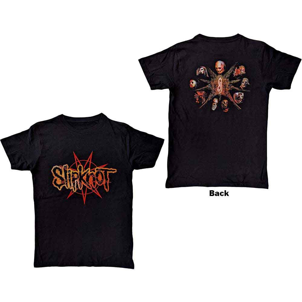 Slipknot - The End So Far Pentagram Heads | T-Shirt Black