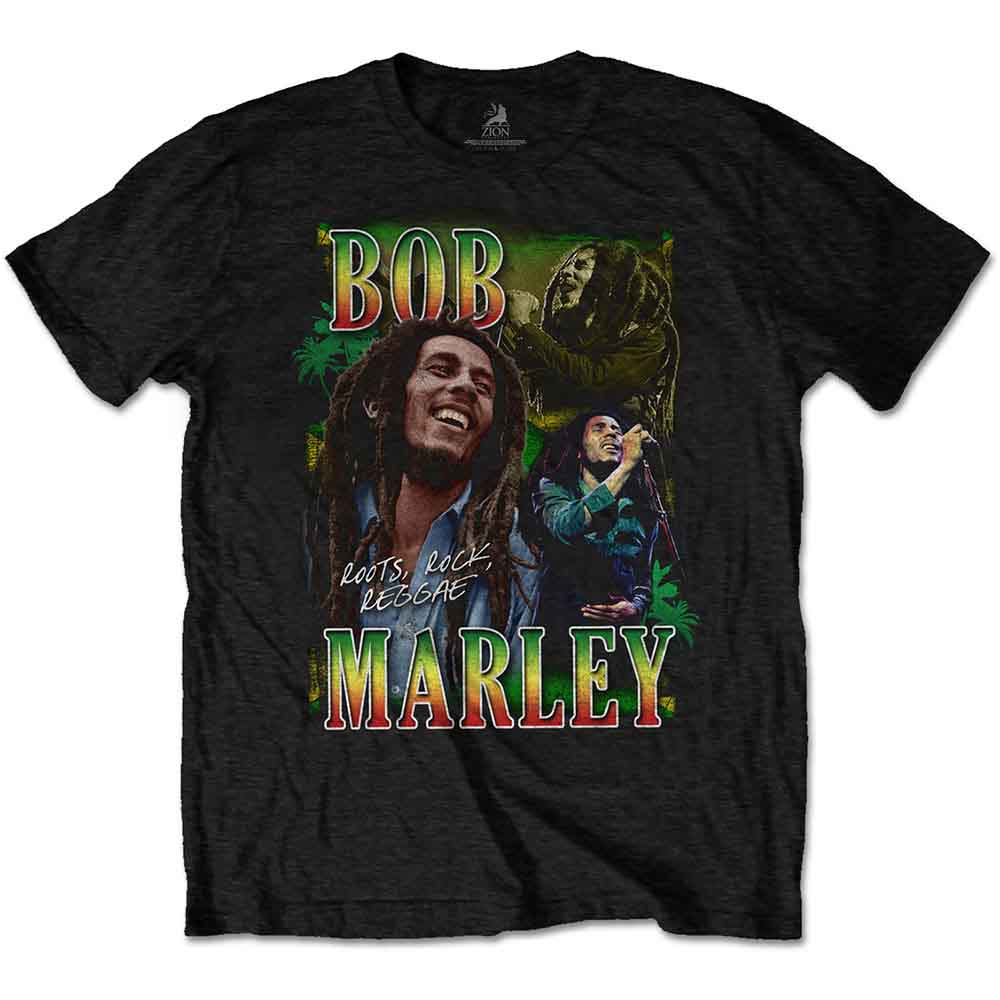 Bob Marley - Roots, Rock, Reggae Homage | T-Shirt Black
