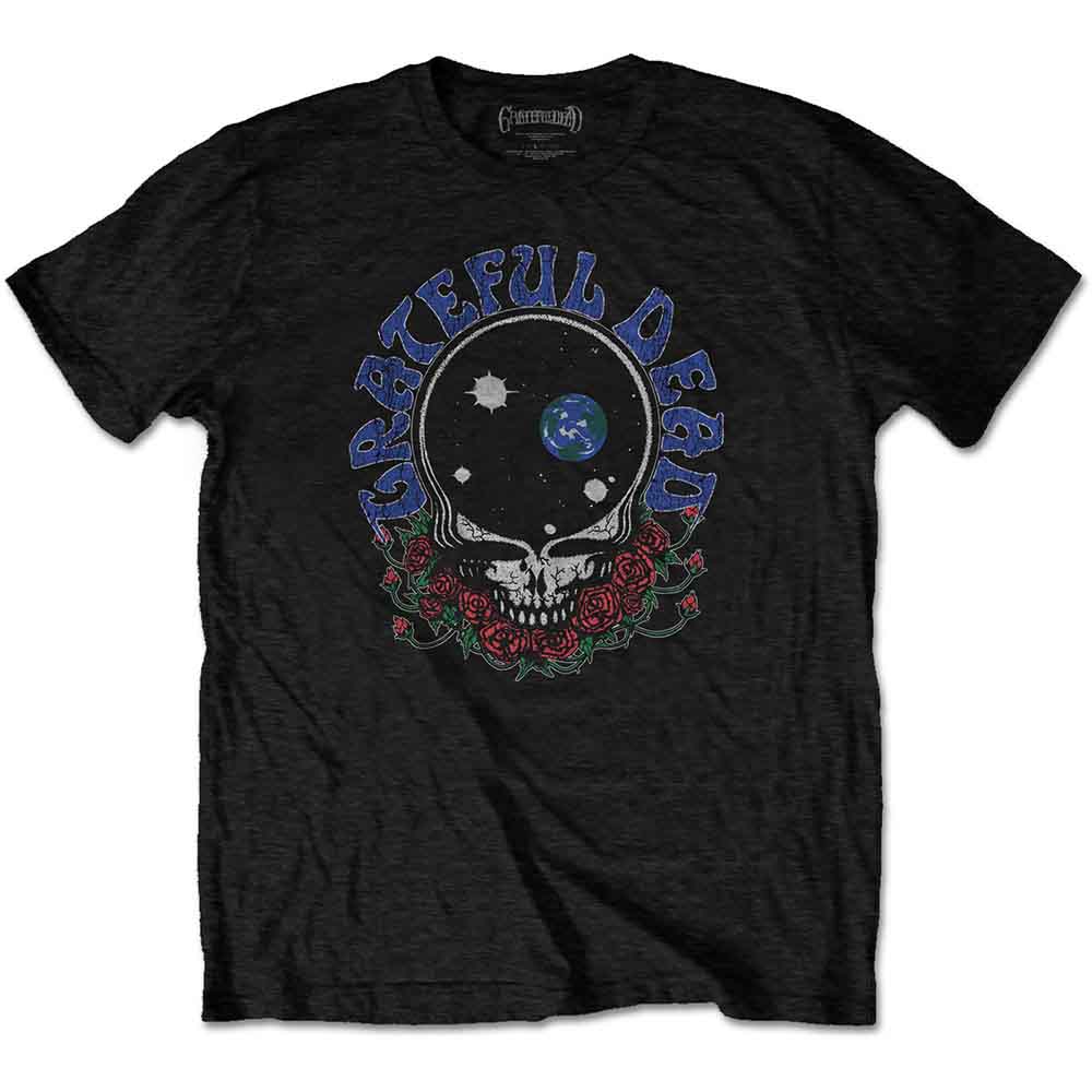 Grateful Dead - Space Your Face & Logo | T-Shirt Black