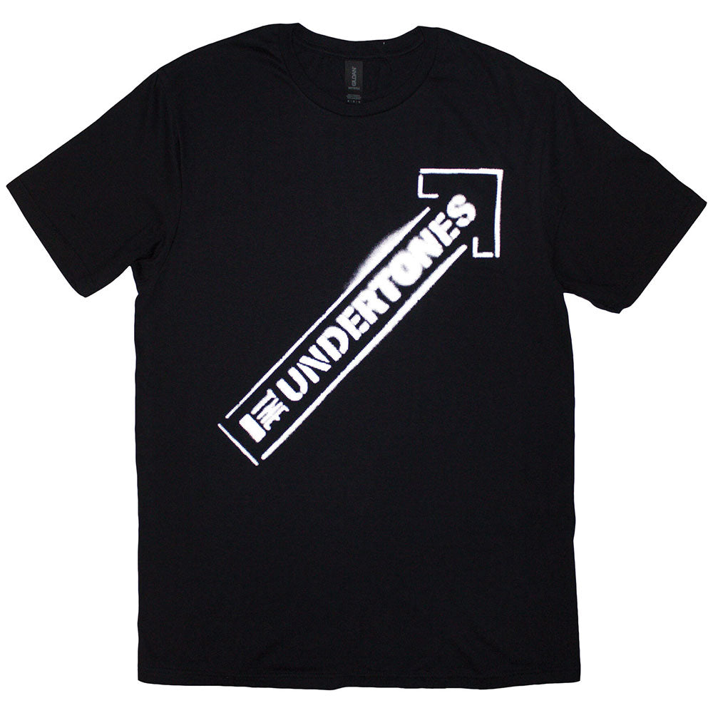 The Undertones | Arrow Spray White | Black