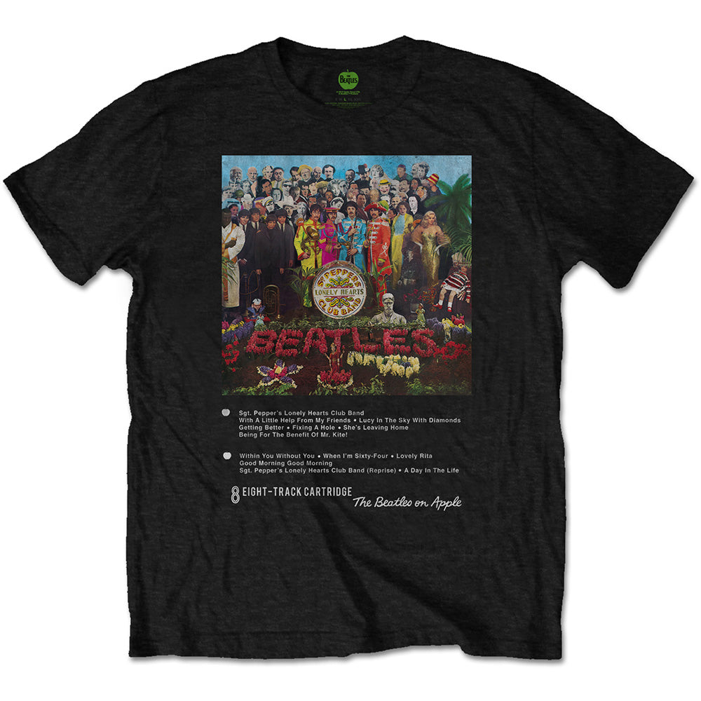 The Beatles - Sgt Pepper 8 Track | T-Shirt Black