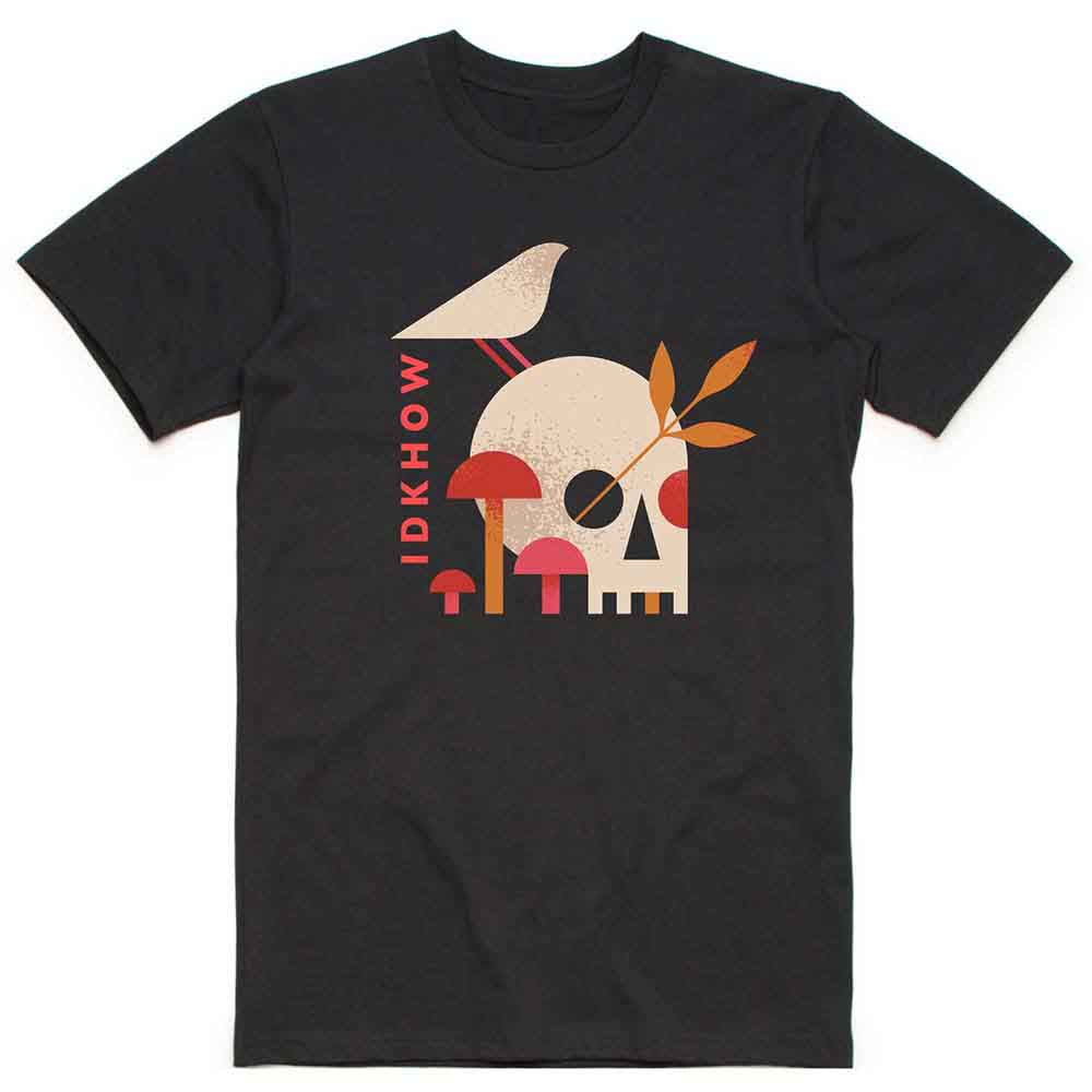 iDKHow - Mushroom Skull | T-Shirt Black