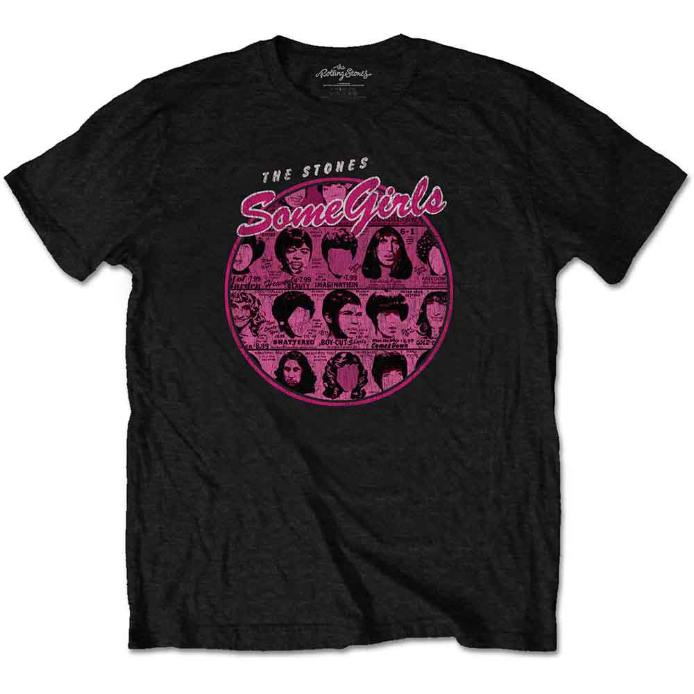 The Rolling Stones - Some Girls Circle Version 1 | T-Shirt Black