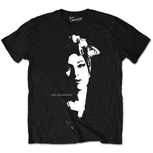 Amy Winehouse - Scarf Portrait | T-Shirt Black