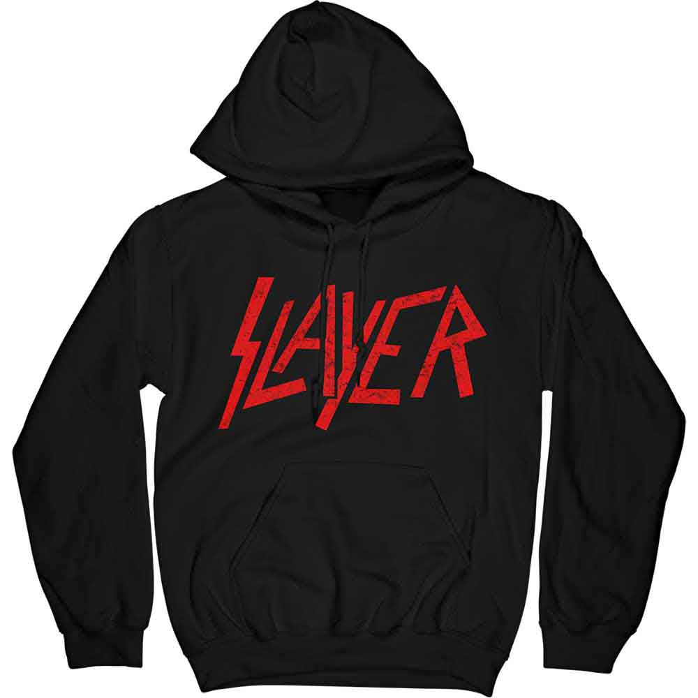 Slayer - Distressed Logo | Sweatshirt Black