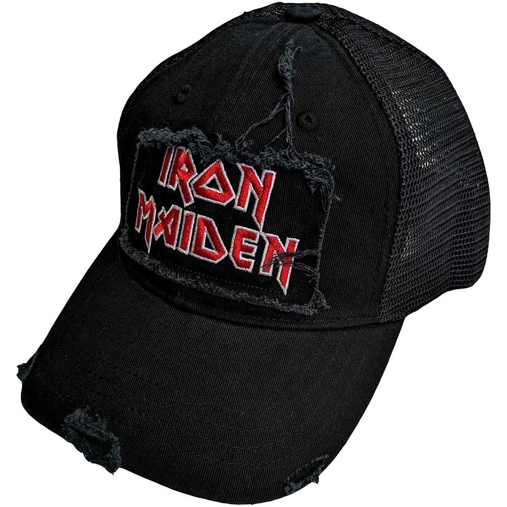 Iron Maiden - Scuffed Logo | Hat Black