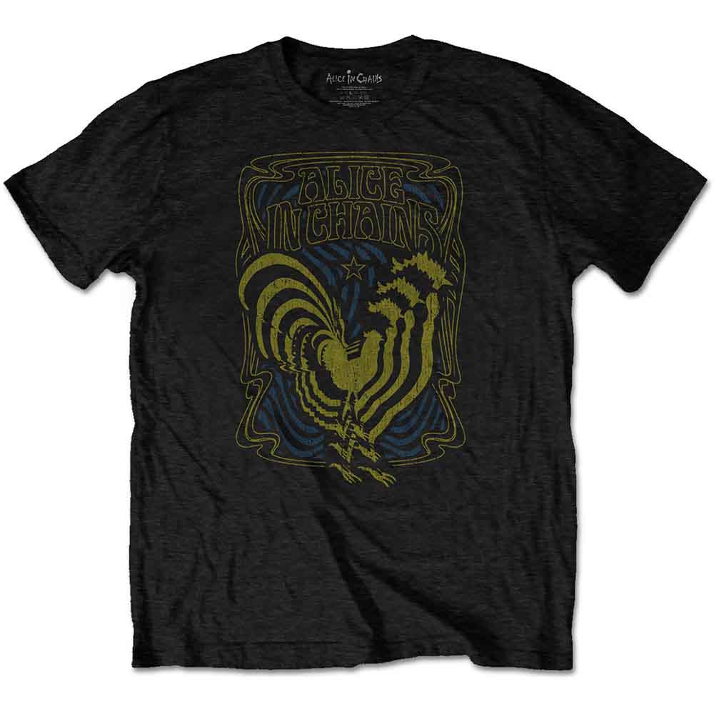 Alice in Chains - Psychedelic Rooster | T-Shirt Black