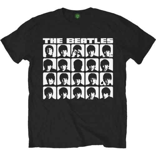 The Beatles - Hard Days Night Faces Mono | T-Shirt Black