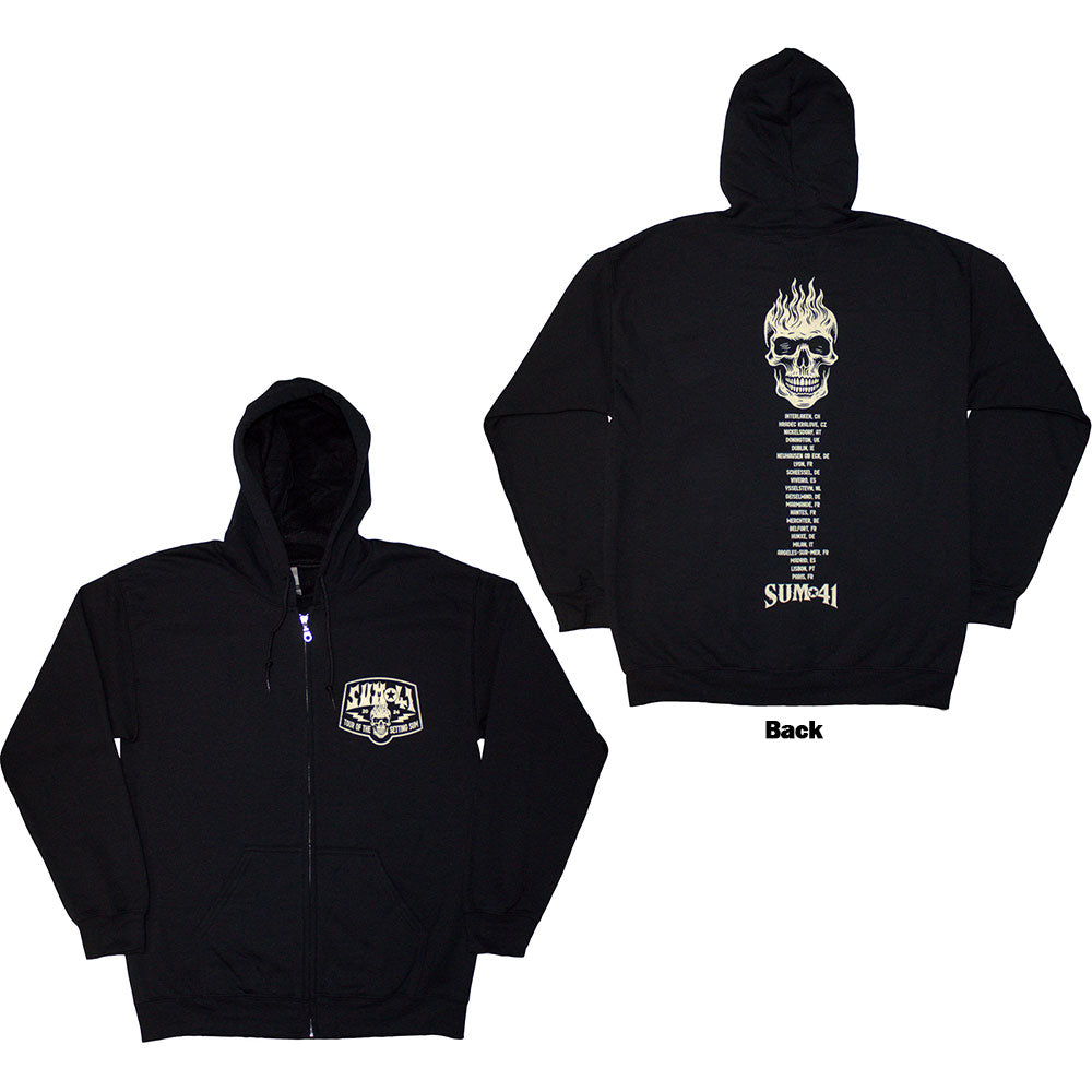 Sum 41 | Tour '24 Pocket Logo & Skull Back | Black