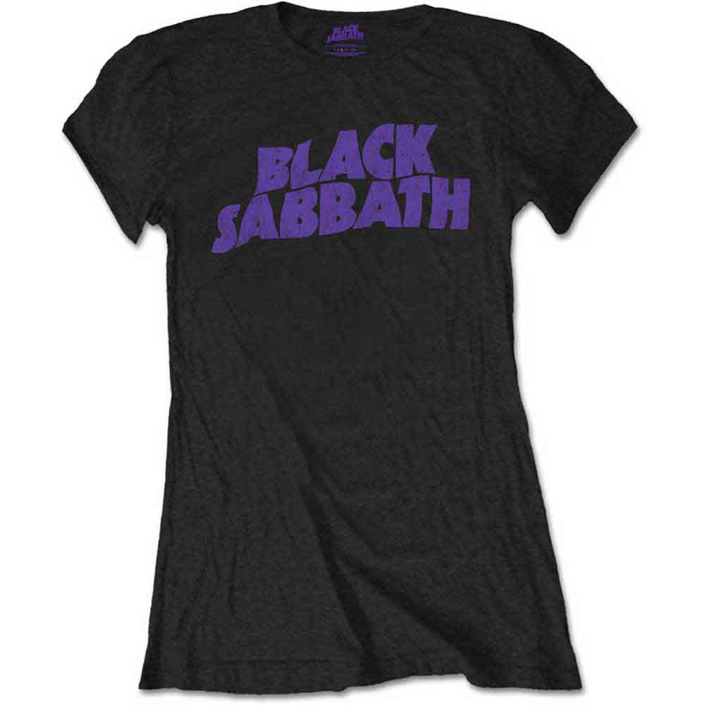 Black Sabbath - Wavy Logo Vintage | T-Shirt Black