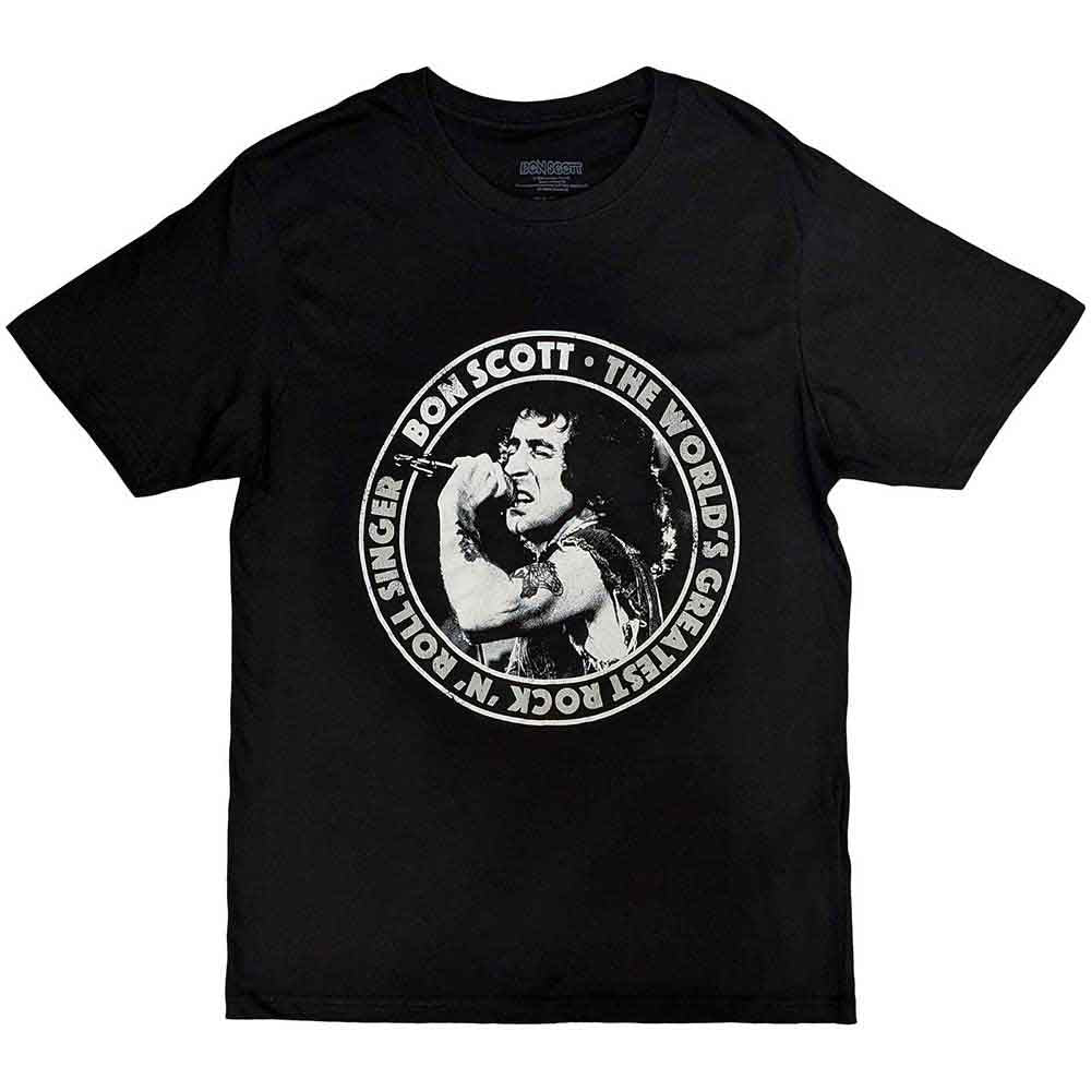 Bon Scott - TWGRRS Circle | T-Shirt Black