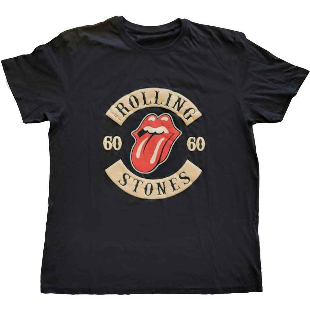 The Rolling Stones - Sixty Biker Tongue | T-Shirt Black
