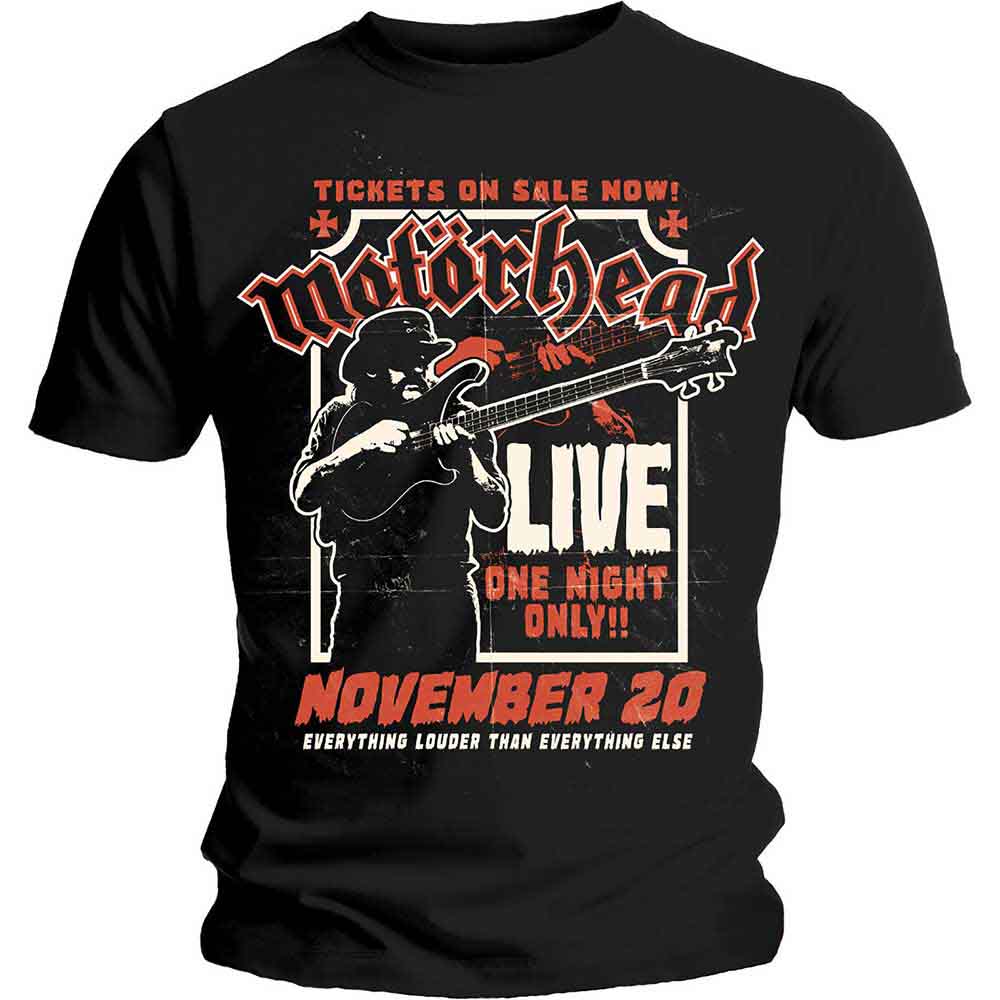 Motorhead - Lemmy Firepower | T-Shirt Black