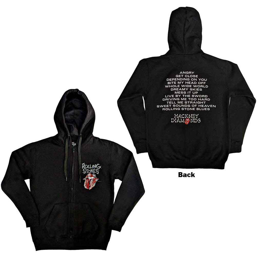 The Rolling Stones - Hackney Diamonds Tracklist | Sweatshirt Black