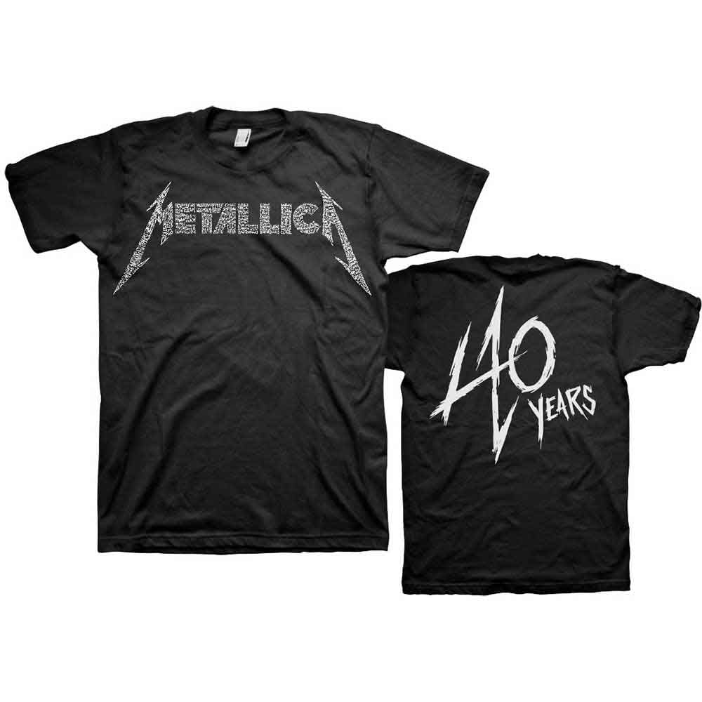 Metallica | 40th Anniversary Songs Logo |