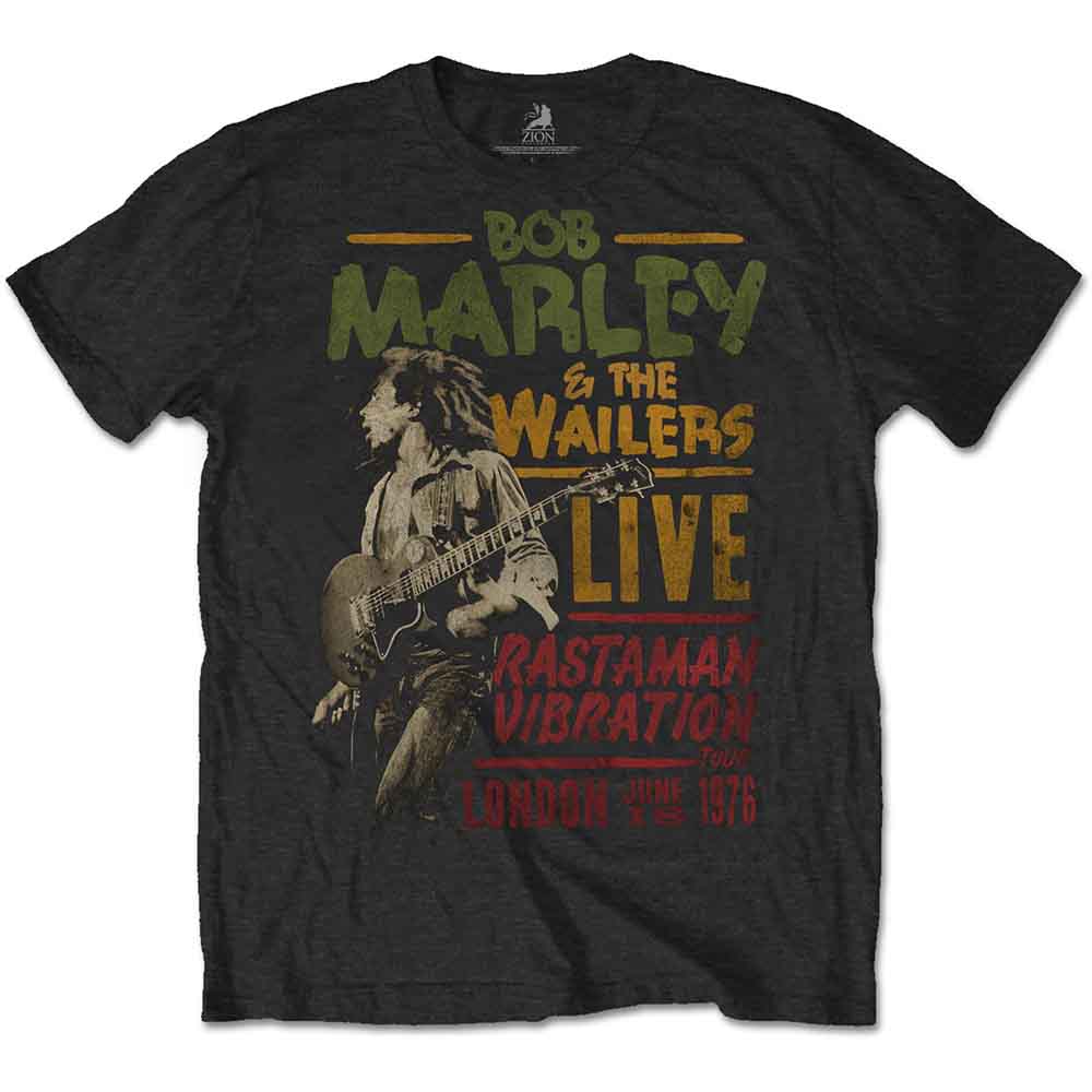 Bob Marley - Rastaman Vibration Tour 1976 | T-Shirt Black