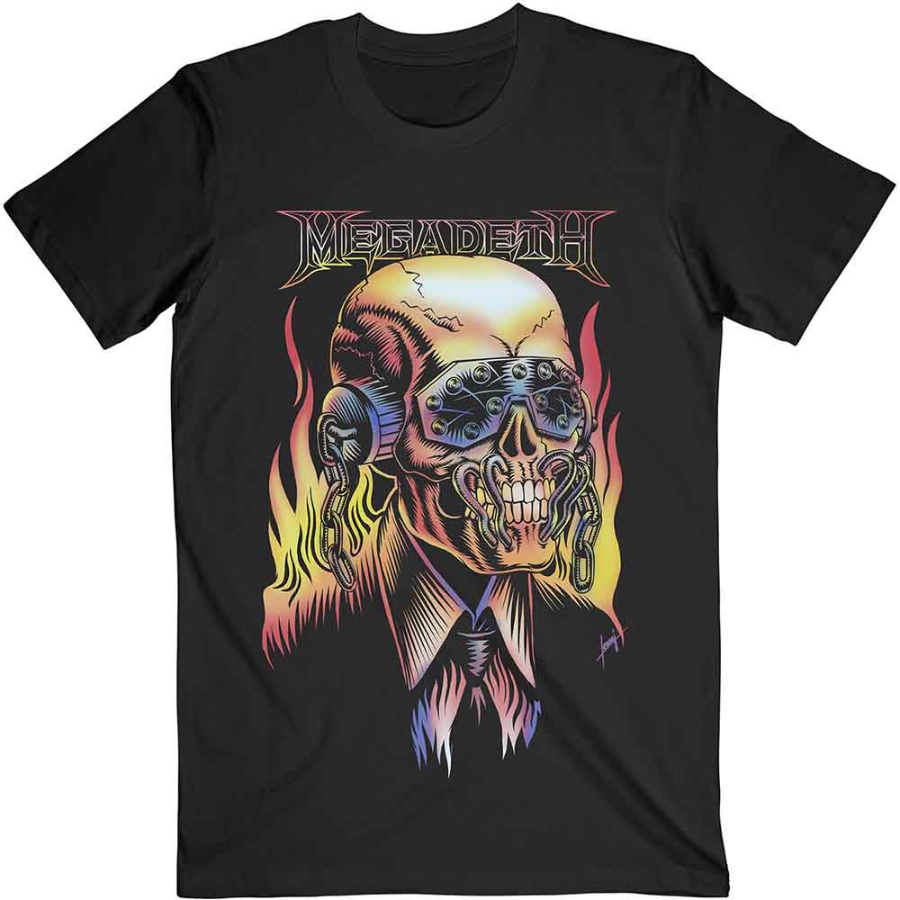 Megadeth - Flaming Vic | T-Shirt Black