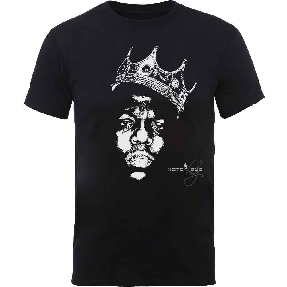 Biggie Smalls - Crown Face | T-Shirt Black