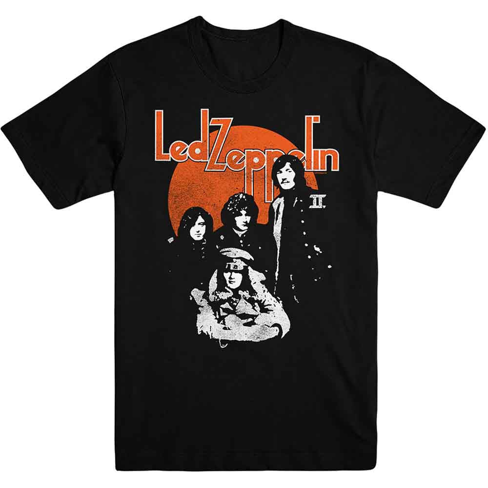 Led Zeppelin - Orange Circle | T-Shirt Black