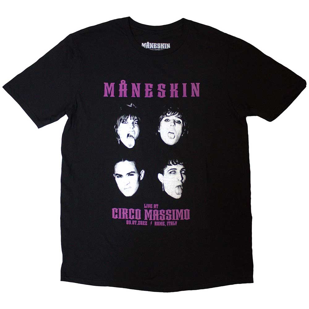 Maneskin | Live At Circo Massimo 2022 Faces | T-Shirt