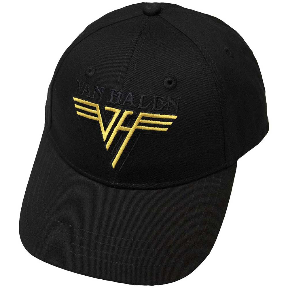 Van Halen - Text & Yellow Logo | Black