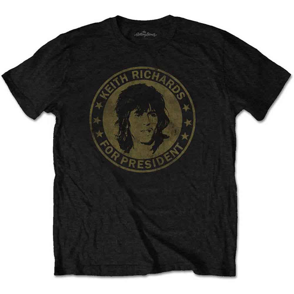 The Rolling Stones - Keith for President | T-Shirt Black