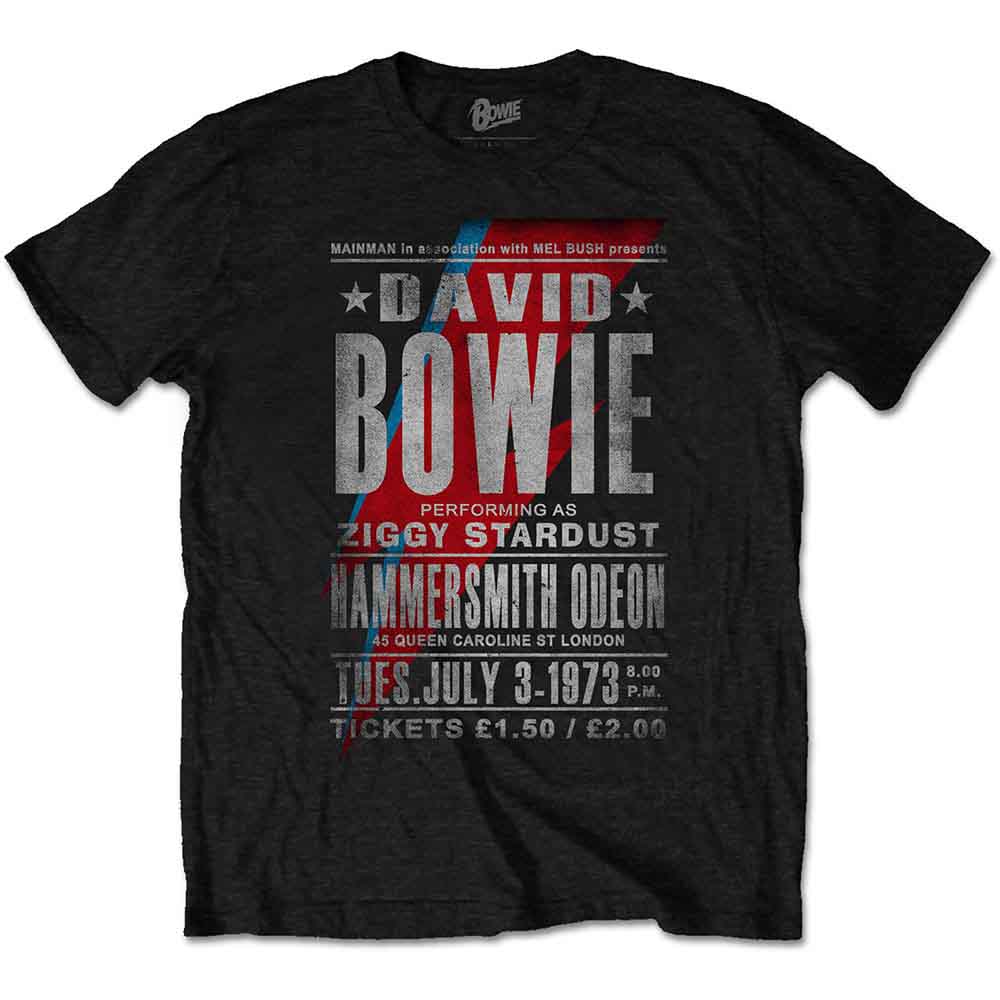David Bowie - Hammersmith Odeon | Black
