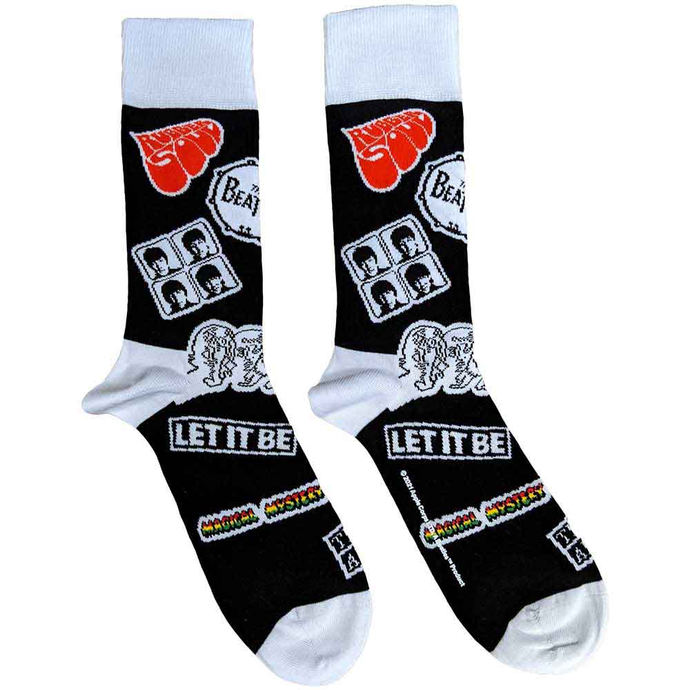 The Beatles - Icons | Socks Black