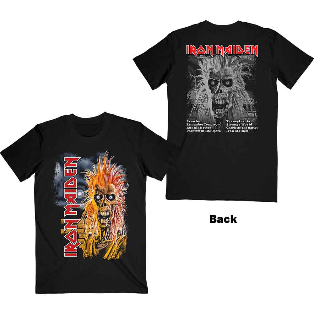 Iron Maiden - First Album Track list V.3. | T-Shirt Black