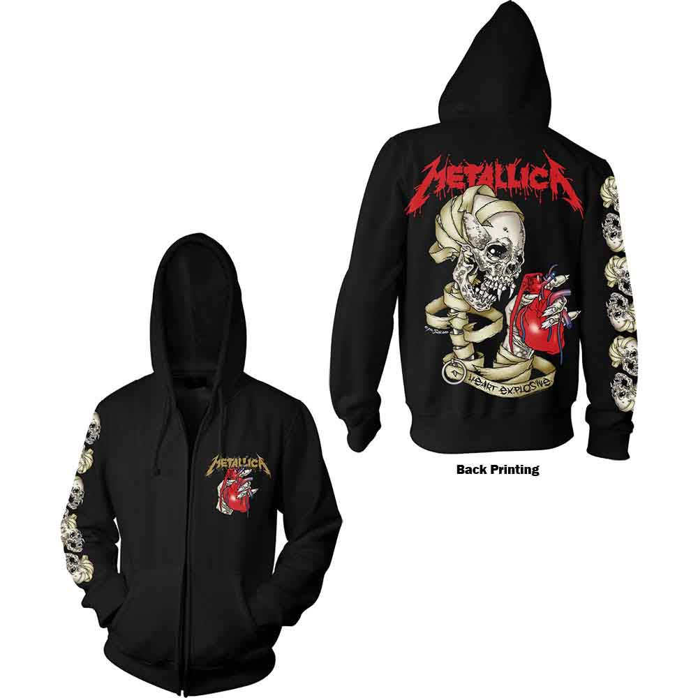 Metallica - Heart Explosive | Sweatshirt Black
