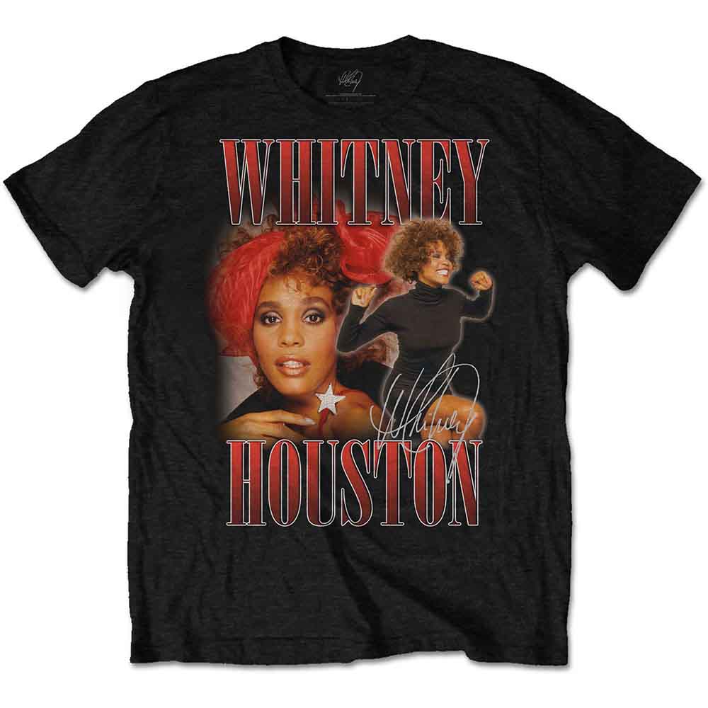 Whitney Houston - 90s Homage | T-Shirt Black