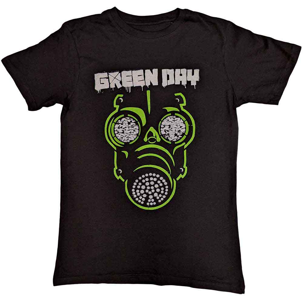 Green Day - Green Mask | T-Shirt Black
